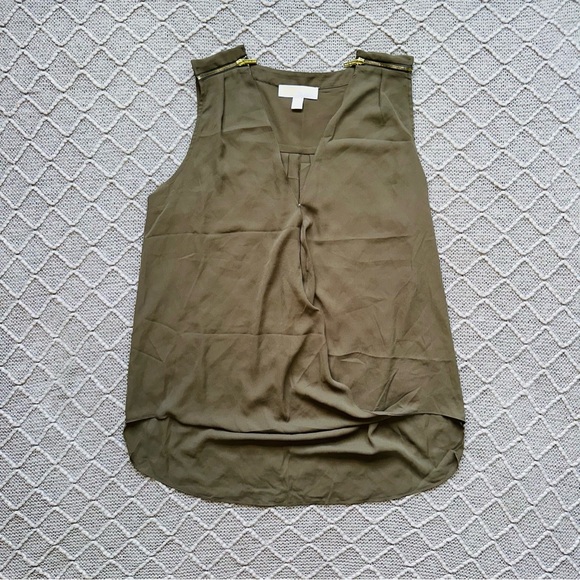 Michael Kors Tank Top Blouse Large L Women’s Classy - Picture 1 of 5